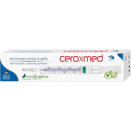 Ceroxmed Termometro Medico al Gallio Ecologico Senza Mercurio 1 Pezzo Ceroxmed Termometro Medico al Gallio Ecologico Senza Mercurio 1 Pezzo
