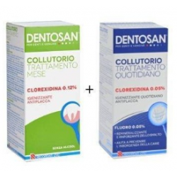 DENTOSAN COLLUTORIO BIPACK 0,12% MESE 200 ML + 0,05% QUOTIDIANO 200 ML