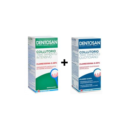 DENTOSAN COLLUTORIO BIPACK 0,2% INTENSIVO 200 ML + 0,05% QUOTIDIANO 200 ML DENTOSAN COLLUTORIO BIPACK 0,2% INTENSIVO 200 ML + 0,05% QUOTIDIANO 200 ML