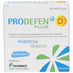 Prodefen D Plus Integratore per Immunità e Intestino 10 bustine