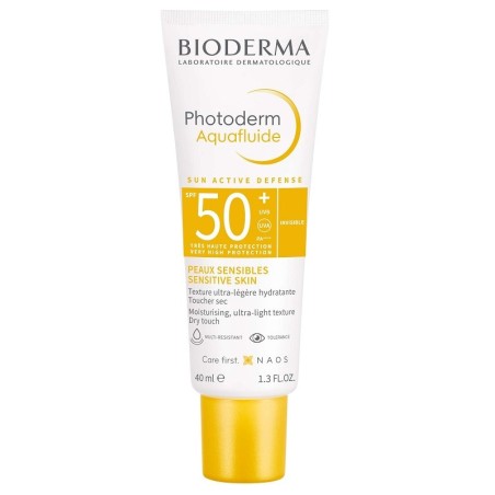 Bioderma Photoderm Aquafluid SPF50+ crema solare tocco secco invisibile 40 ml Bioderma Photoderm Aquafluid SPF50+ crema solare tocco secco invisibile 40 ml
