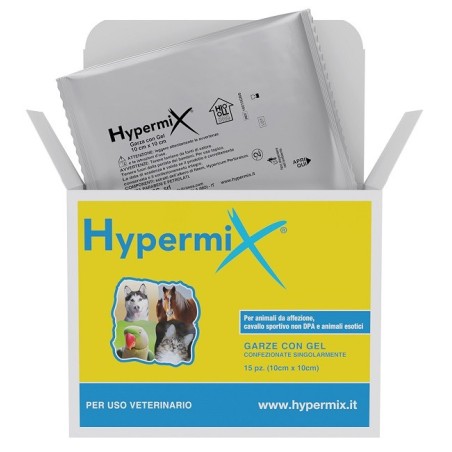 Hypermix garza 10 x 10 cm con estratto di iperico per medicazioni veterinarie 15 pezzi Hypermix garza 10 x 10 cm con estratto di iperico per medicazioni veterinarie 15 pezzi