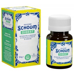 Soluzione Schoum Digest integratore con calcio e zenzero per la digestione 20 fizzy ball