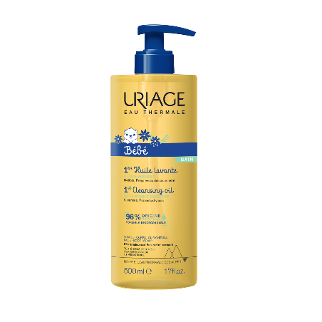Uriage Bébé 1ère Huile lavante Olio detergente delicato per bambini 500 ml Uriage Bébé 1ère Huile lavante Olio detergente delicato per bambini 500 ml