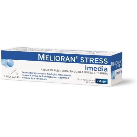 Biocure Melioran Stress Imedia rilassamento in caso di stress 5 stick da 5 ml Biocure Melioran Stress Imedia rilassamento in caso di stress 5 stick da 5 ml