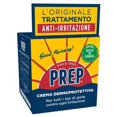 Prep Crema Dermoprotettiva con oli essenziali lenitiva rinfrescante pelle sollievo immediato 75 g Prep Crema Dermoprotettiva con oli essenziali lenitiva rinfrescante pelle sollievo immediato 75 g