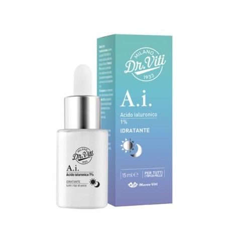 Dr Viti Acido Ialuronico 1% siero viso antirughe 15 ml Dr Viti Acido Ialuronico 1% siero viso antirughe 15 ml