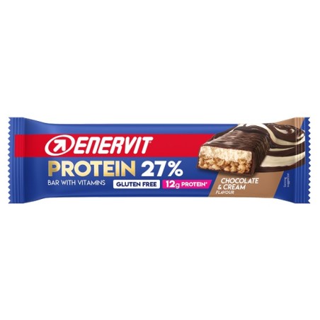 Enervit Power Sport Protein 27% barretta proteica cioccolato e crema 45 g Enervit Power Sport Protein 27% barretta proteica cioccolato e crema 45 g
