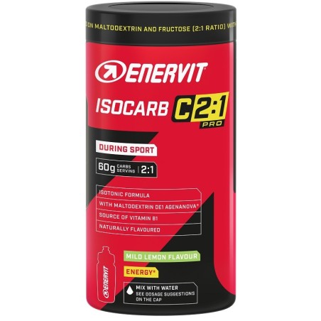Enervit C2:1 Isocarb integratore per lo sport gusto limone 650 g Enervit C2:1 Isocarb integratore per lo sport gusto limone 650 g