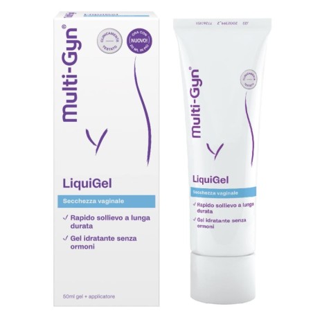 Multi-Gyn LiquiGel gel naturale per secchezza vaginale 50 ml Multi-Gyn LiquiGel gel naturale per secchezza vaginale 50 ml