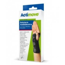 Actimove Sports Edition Polsiera ambidestra con stecca metallica rimovibile taglia M