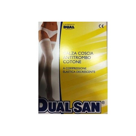 Dualsan Calza Antitrombo con tassello 18-20 mmHg unisex taglia 3 Dualsan Calza Antitrombo con tassello 18-20 mmHg unisex taglia 3
