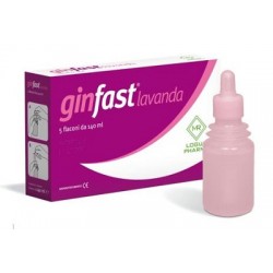 Ginfast Lavanda vaginale lenitiva umettante per microflora intima 5 flaconcini da 140 ml