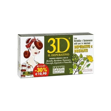 Named 3d Il Depurativo integratore drenante depurativo 30 compresse Named 3d Il Depurativo integratore drenante depurativo 30 compresse