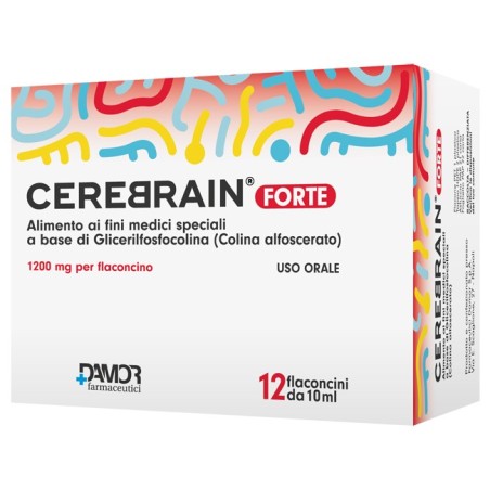 Cerebrain Forte 12 Flaconcini da 10 ml: supporto quotidiano per le funzioni cognitive e la concentrazione. Cerebrain Forte 12 Flaconcini da 10 ml: supporto quotidiano per le funzioni cognitive e la concentrazione.