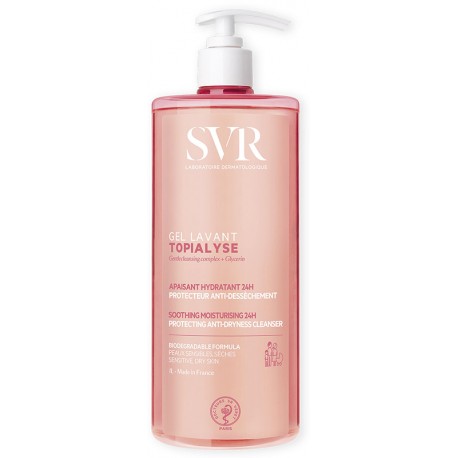 SVR Topialyse Gel Lavant detergente doccia quotidiano idratante 1 litro