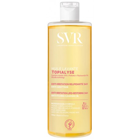 SVR Topialyse Olio Lavante detergente relipidante anti prurito 400 ml