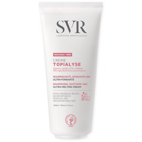 SVR Topialyse Creme 200 ml - Crema nutriente anti secchezza per pelle secca e atopica