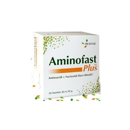 Aminofast Plus 26 Bustine: integratore completo per tono muscolare, energia e vitalità quotidiana. Aminofast Plus 26 Bustine: integratore completo per tono muscolare, energia e vitalità quotidiana.