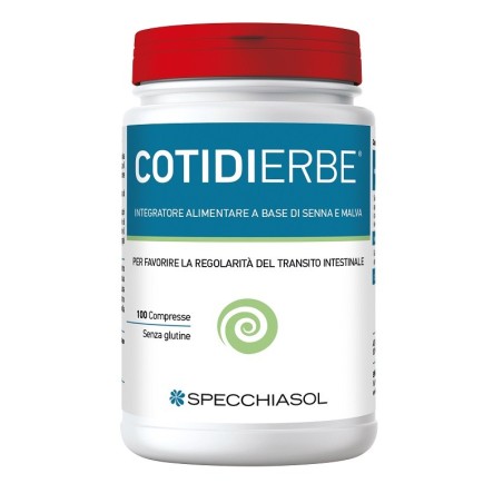 Cotidierbe 100 Compresse - Integratore Vegetale Contro la Stitichezza