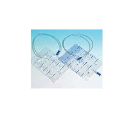 Sacca da letto per la raccolta delle urine in PVC non sterile 2 litri tubo 130 cm 30 pezzi Sacca da letto per la raccolta delle urine in PVC non sterile 2 litri tubo 130 cm 30 pezzi