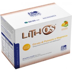 Lithos integratore di potassio e magnesio per diarrea 60 bustine gusto agrumi