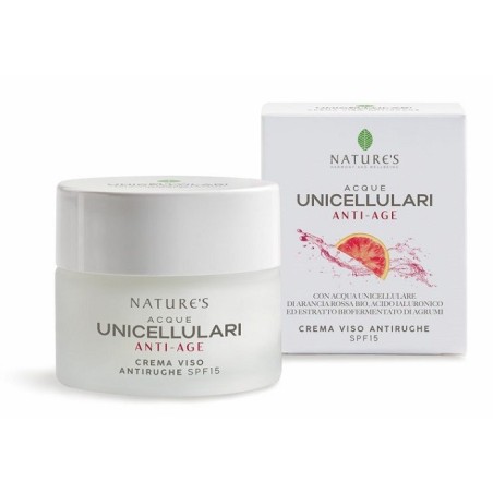 NATURE'S ACQUE UNICELLULARI CREMA VISO ANTIRUGHE SPF15 50 ML NATURE'S ACQUE UNICELLULARI CREMA VISO ANTIRUGHE SPF15 50 ML