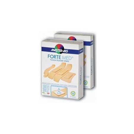 M-AID Forte Med Cerotti Assortiti Protettivi con Disinfettante 40 Pezzi M-AID Forte Med Cerotti Assortiti Protettivi con Disinfettante 40 Pezzi