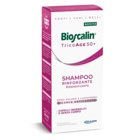 Bioscalin Tricoage Shampoo Rinforzante Ridensificante per capelli senza corpo 200 ml Bioscalin Tricoage Shampoo Rinforzante Ridensificante per capelli senza corpo 200 ml