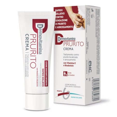 Dermovitamina Prurito Crema per il prurito emoliente e lenitiva 30 ml Dermovitamina Prurito Crema per il prurito emoliente e lenitiva 30 ml