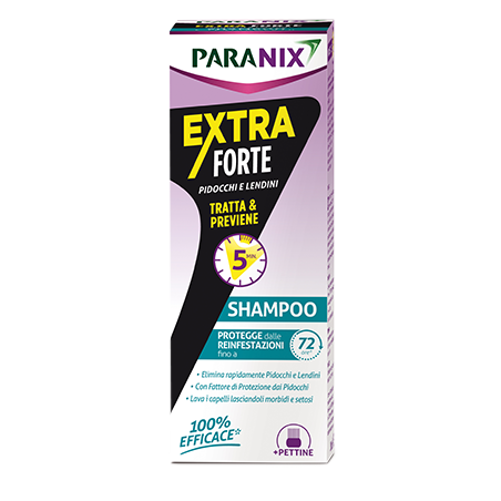 Paranix Shampoo trattamento extra forte contro pidocchi e lendini 200 ml Paranix Shampoo trattamento extra forte contro pidocchi e lendini 200 ml