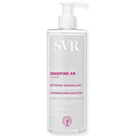 SVR Sensifine acqua micellare struccante lenitiva anti rossore 400 ml SVR Sensifine acqua micellare struccante lenitiva anti rossore 400 ml
