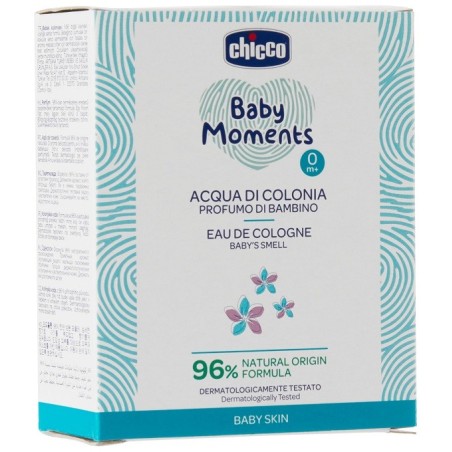 Chicco Baby Moments Acqua di Colonia 100 ml – Profumo delicato per neonati Chicco Baby Moments Acqua di Colonia 100 ml – Profumo delicato per neonati