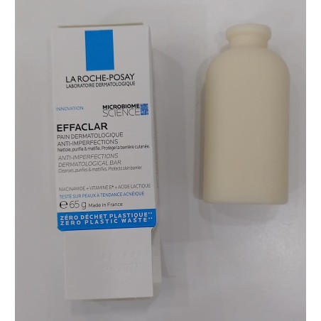 La Roche Posay Effaclar Sapone detergente solido anti imperfezioni e purificante 65 g La Roche Posay Effaclar Sapone detergente solido anti imperfezioni e purificante 65 g
