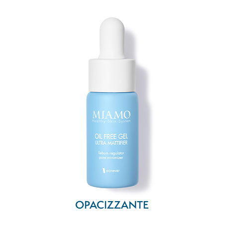 Miamo Acnever Oil Free Gel Ultra Mattifier mini size 10 ml - Siero viso opacizzante Miamo Acnever Oil Free Gel Ultra Mattifier mini size 10 ml - Siero viso opacizzante