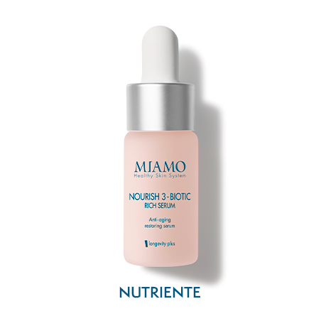 Miamo Nourish 3 Biotic Rich Serum mini size 10 ml - Siero viso nutriente antiage Miamo Nourish 3 Biotic Rich Serum mini size 10 ml - Siero viso nutriente antiage