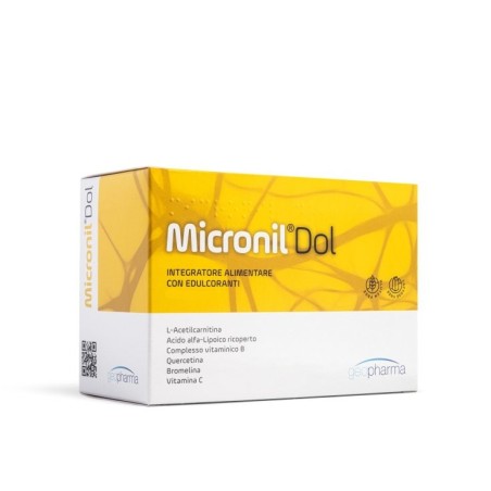 Micronil Dol Integratore con L-Acetilcarnitina e Vitamine del Gruppo B 30 Compresse Micronil Dol Integratore con L-Acetilcarnitina e Vitamine del Gruppo B 30 Compresse