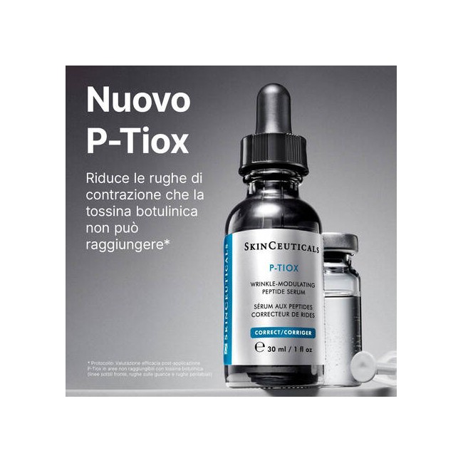 Skinceuticals P-Tiox - Siero viso ai peptidi per rughe di contrazione 30 ml Skinceuticals P-Tiox - Siero viso ai peptidi per rughe di contrazione 30 ml