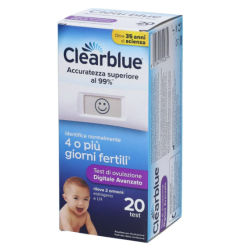 Clearblue 10test di ovulazione digitale avanzato con doppio indicatore