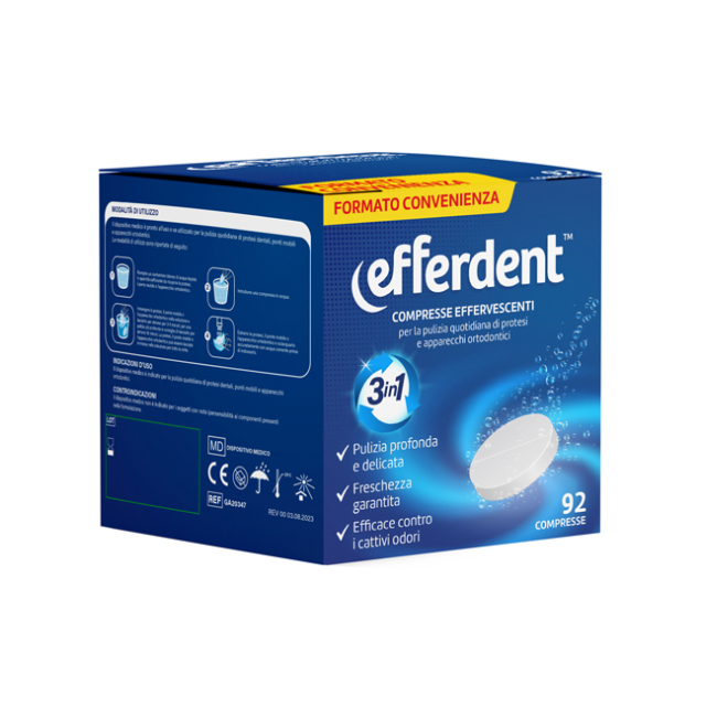 Efferdent per la Pulizia ella Dentiera 90 Compresse