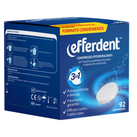 Efferdent per la Pulizia ella Dentiera 90 Compresse Efferdent per la Pulizia ella Dentiera 90 Compresse