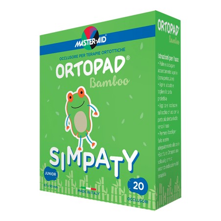 Ortopad Bamboo Simpaty Medium cerotto per terapia ortottica 20 Pezzi Ortopad Bamboo Simpaty Medium cerotto per terapia ortottica 20 Pezzi