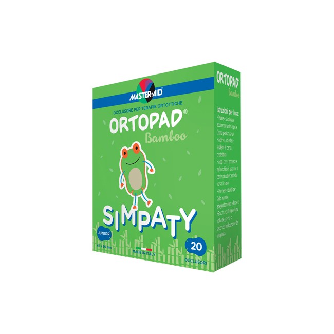 Ortopad Simpaty Occlusore autoadesivo per terapie ortottiche 20 pezzi