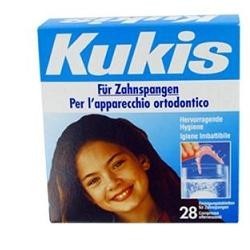 Kukis Cleanser 28 compresse igienizzanti per apparecchio ortodontico