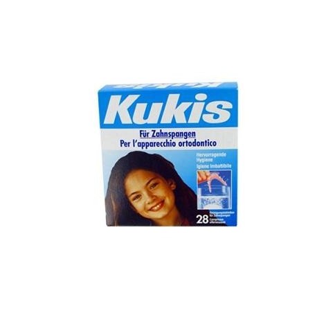 Kukis Cleanser 28 compresse igienizzanti per apparecchio ortodontico