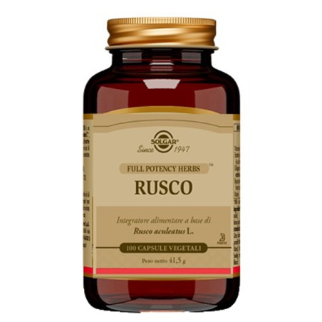 Solgar Rusco - Integratore per microcircolo e benessere delle gambe Solgar Rusco - Integratore per microcircolo e benessere delle gambe