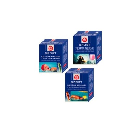 PIC Sport Tappo Auricolare in Silicone per Sport Acquatici 6 Pezzi PIC Sport Tappo Auricolare in Silicone per Sport Acquatici 6 Pezzi
