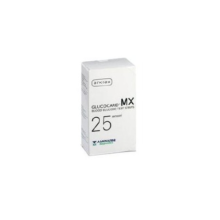 Glucocard MX 25 strisce reattive per la misurazione della glicemia Glucocard MX 25 strisce reattive per la misurazione della glicemia
