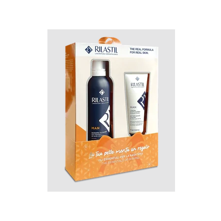 Rilastil Man cofanetto rasatura con schiuma da barba e gel dopo barba Rilastil Man cofanetto rasatura con schiuma da barba e gel dopo barba