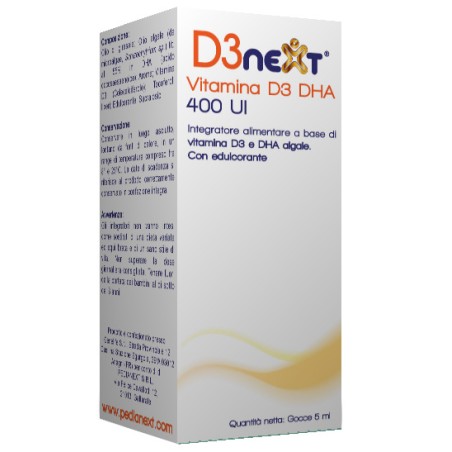 D3 Next Integratore a base di vitamina D per ossa e denti 15 ml D3 Next Integratore a base di vitamina D per ossa e denti 15 ml